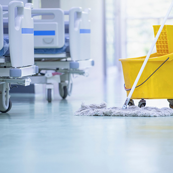 Image of a mop and bucket.